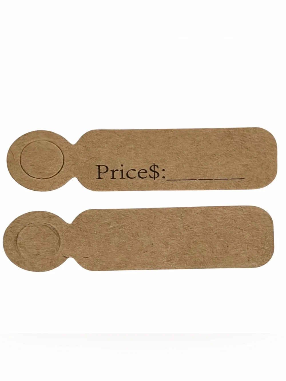 Tags Price 2”x.5” Kraft Paper 100ct